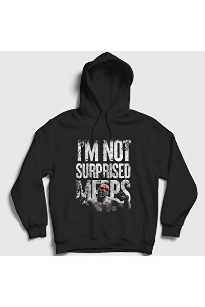 Presmono سويت شيرت بقلنسوة أسود للجنسين I'm Not Surprised UFC MMA Nate Diaz 6...
