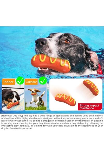 AZONEE Dog Chew Toys for Aggressive Chewers, Durable Tough Squeaky Interactiv...