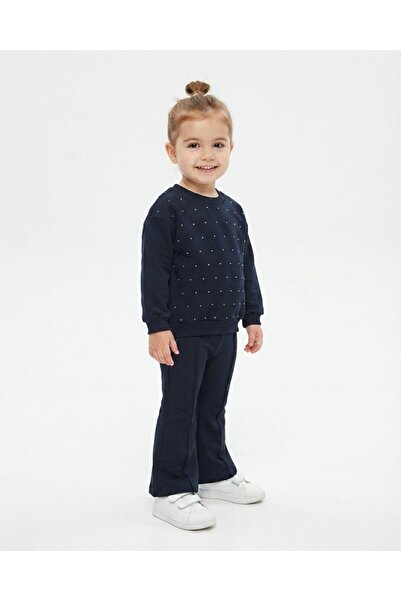 voyyo kids baby Set de trening pentru fete, cu pantaloni cu pietre și verdeaț...