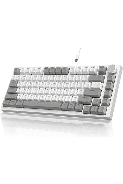 GENERAL لوحة مفاتيح ميكانيكية لاسلكية ATTACK SHARK ajazz AK820 Pro قابلة للتب...