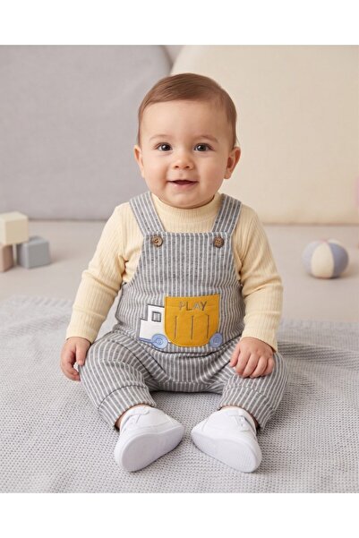 voyyo kids baby بدلة تريكو موسمية للأطفال الأولاد مع سترة داخلية للأعمار من 6...