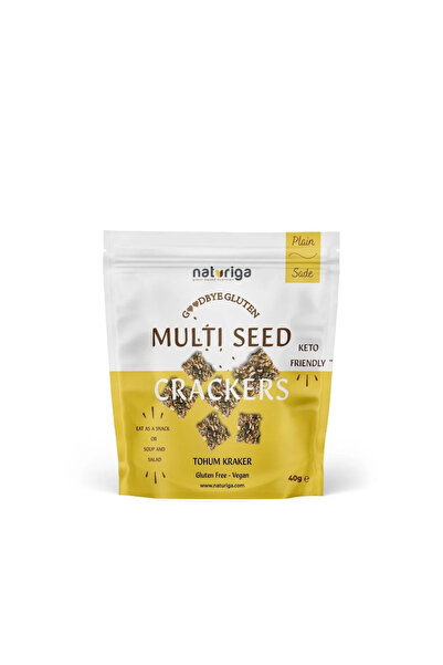 Naturiga Goodbye Gluten Unsuz Tohum Kraker Sade 40g