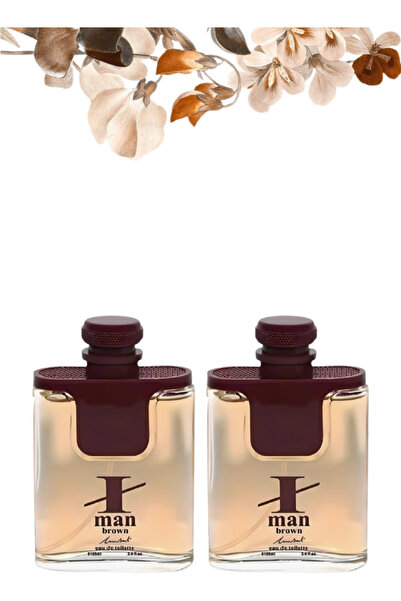 Man قطعتان من عطر براون للرجال 100 مل