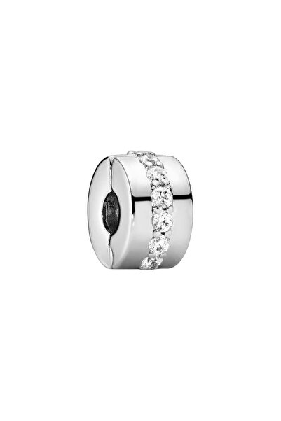 OEM Charm Blocator cu un Rând de Pietre Pavé
