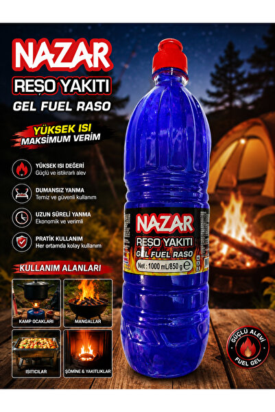 u.s.m ucuzsanalmarket Reşo Jel Yakıt 1 Litre Osmanlı Ocağı, Kamp, Piknik, Man...