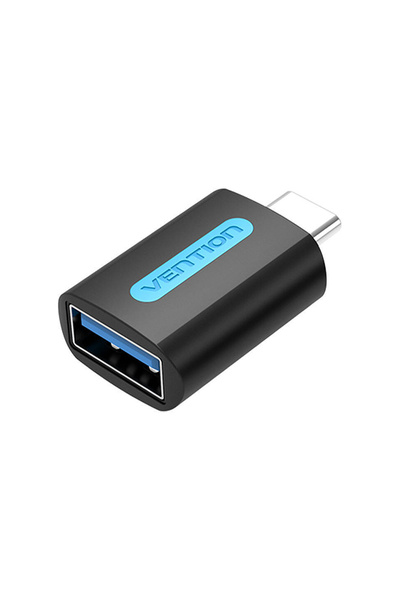 Vention USB-C Αρσενικό σε USB 3.0 Θηλυκό Αντάπτορας OTG Μαύρο PVC Τύπος CDUB0
