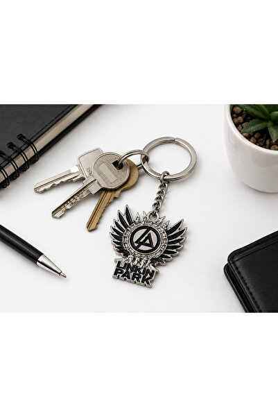 HER ŞEY NOTA www.herseynota.com Linkin Park Logo Metal Keychain Collectible D...