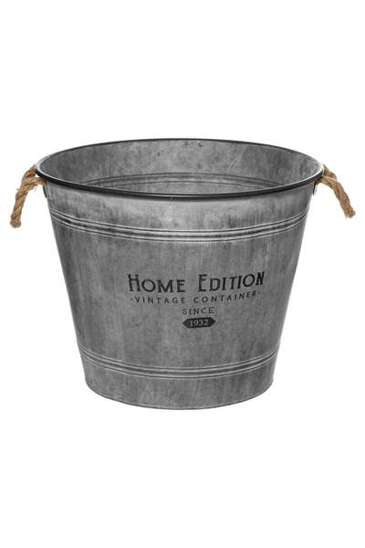 Atmosphera Vas, metal - Gri, H.48 cm
