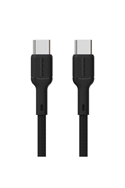DUDAO Cablu L9C 65W USB-C la USB-C pentru iPhone și laptop, 2M, cu încărcare ...