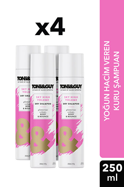 Toni&Guy Volume Addiction Gösterişli Hacim Veren Kuru Şampuan 4x250 ml