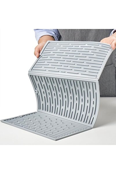 NALACAL Collapsible Trifold Dish Drying Mat for Kitchen Counter - Extra Large...