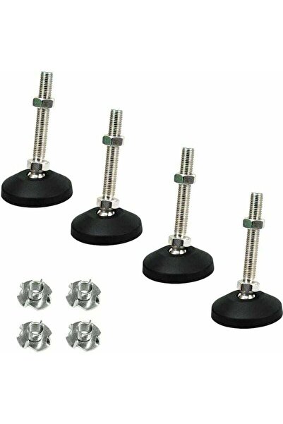STARSTAR M8 height-adjustable metal furniture legs, screws and claw nuts