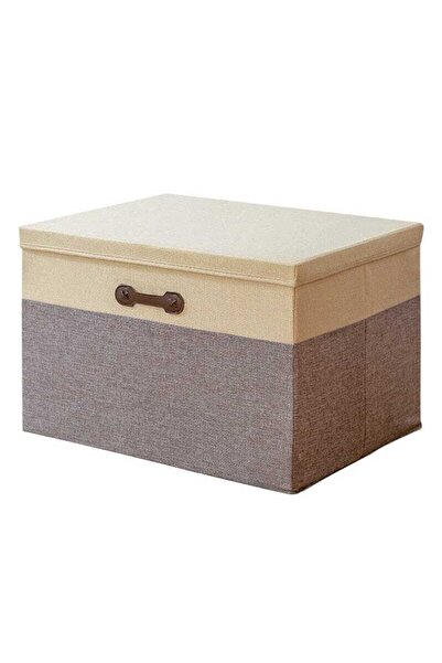STARSTAR 30-liter light gray fabric folding storage box (40x30x25 cm) for hom...
