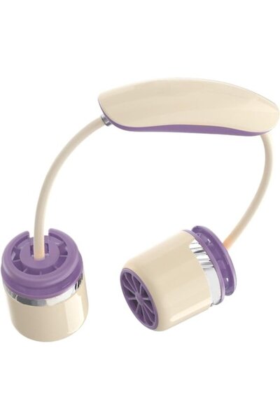 Morvena Picks Ventilator portabil pentru gât, mini ventilator de răcire cu ba...