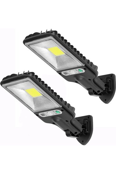 Morvena Picks 2 lumini solare LED de exterior, lumini stradale de gradina, il...