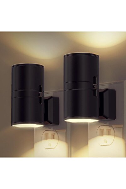 STARSTAR 2-Pack 3000K Soft White Dusk-to-Dawn Plug-in LED Night Lights