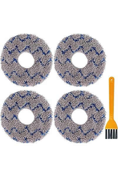 STARSTAR 4-pack reusable and washable replacement mop heads compatible with E...