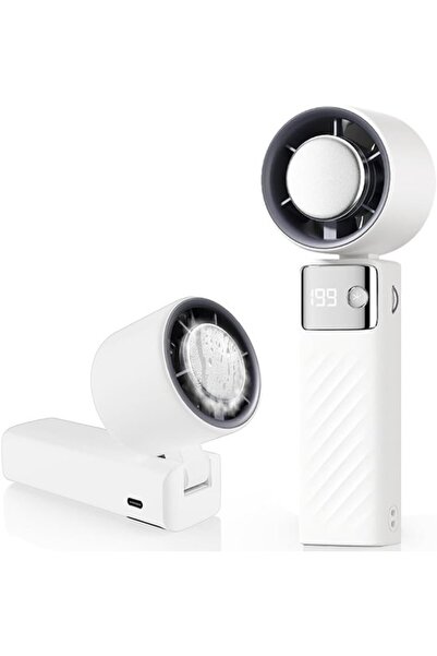 Morvena Picks Mini ventilator portabil, reîncărcabil, 5000 mAh