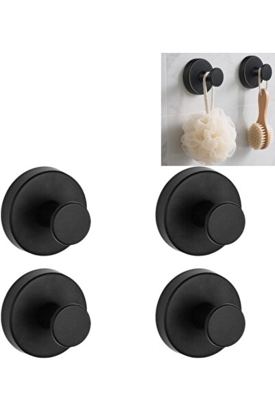 STARSTAR 4-Piece Stylish Black Stainless Steel Prague Bracket Bathroom Towel ...
