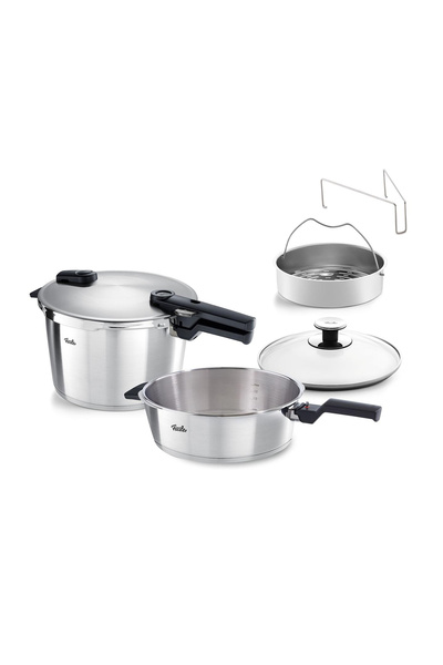 Fissler Vitaquick Premium Σετ Quattro Χύτρες Ταχύτητας 8λτ + 4λτ (60281011090)