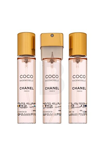 Chanel Coco Mademoiselle – Rezervă Eau de Toilette pentru Femei, 3 x 20 ml