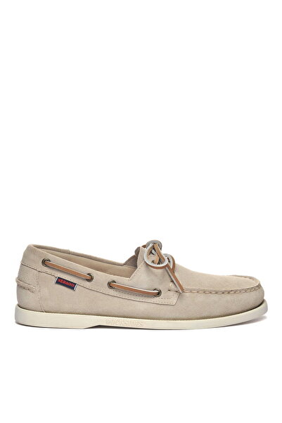 Sebago Portland Flesh Out - حذاء رجالي من الجلد السويدي باللون البني