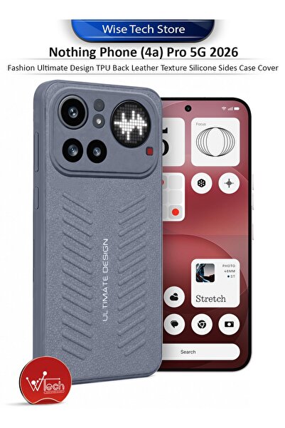 Wtech Nothing Phone (4a) Pro 5G 2026 Fashion Ultimate Design TPU Back Leather...