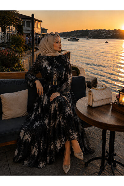 Generic Brand New Chiffon Black Belted Elegant and Stylish High Quality Tunic...