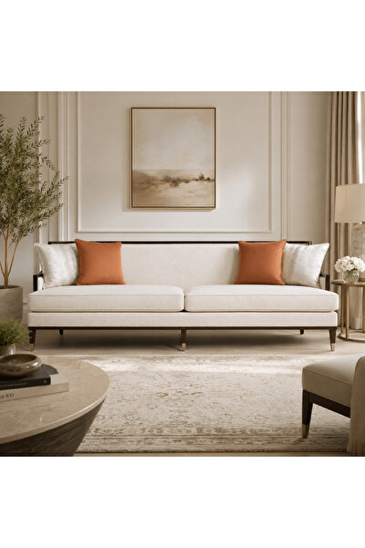 Roots Furniture Harper Beige Straight XL Sofa