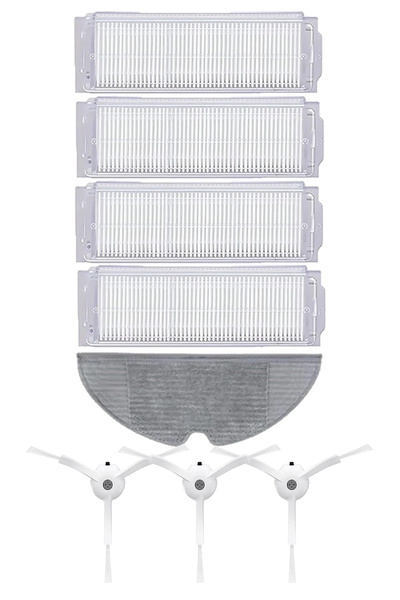 LİN GRUP Set de 8 piese de schimb compatibile cu aspiratorul robot Xiaomi Vac...