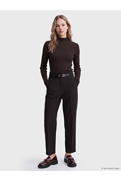 LC Waikiki I Belted Carrot Planting Women's Fabric Trousers from Freezen Store