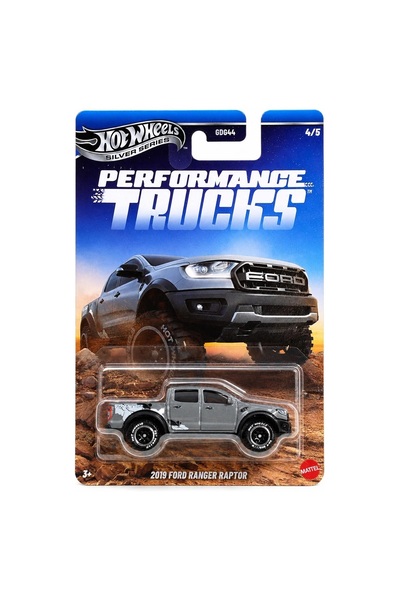 HOT WHEELS شاحنات سلسلة سيلفر 2019 فورد رينجر رابتور
