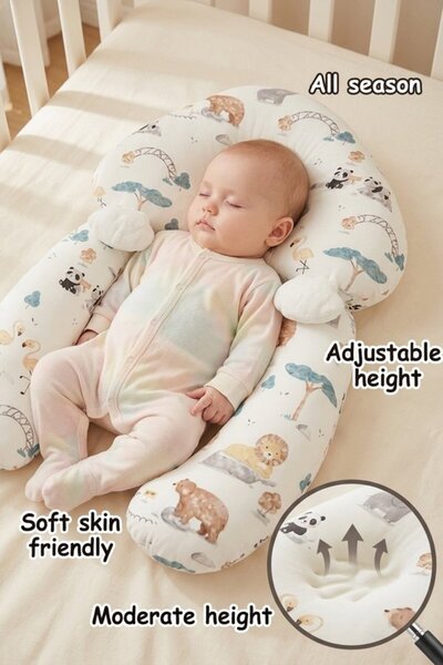 Generic 1 Memory Foam Flat Head Prevention Pillow Newborn Sleep Neck Support ...