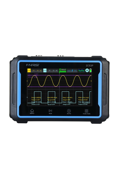 FNIRSI Osciloscop 2C53P 3 în 1, 4,3 inci, pentru măsurători și teste electronice