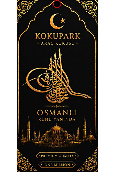 Tarihin ihtişamı Osmanlı Tuğrası ve Osmanlı Armasını taşıyan Özel serimiz One Million kokusuyla birleşince Aracınıza karakter kazandırıyor.