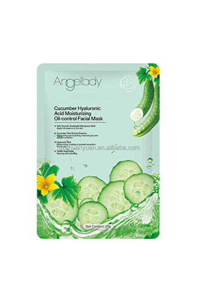 AngelBags Oil Control Elastic Smooth Delicate Skin Cucumber Hyaluronic Acid M...