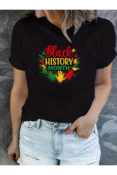 128 Women's History Month Shirt - African-Inspired Design in Pan-African Colo...