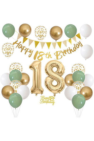 Generic Brand 18th Birthday Party Balloon Set