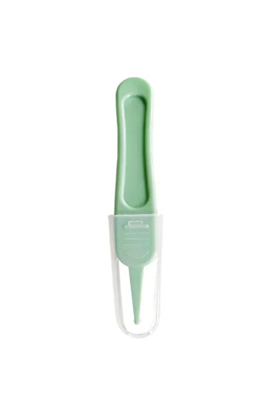 Choice1 Green Tweezers Cleaning Forceps Baby Plastic Tweezers Nose Cleaner To...