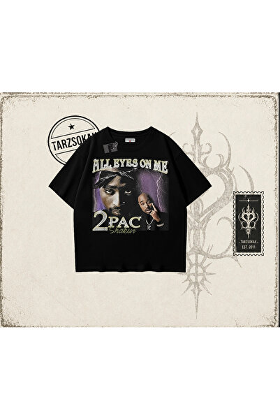 Tarzsokak Unisex majica "Sve oči su uprte u mene" Tupac, velika unisex majica...