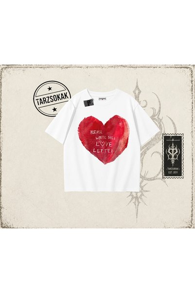 Tarzsokak Unisex Molim vas napišite mi ljubavno pismo Oversize unisex majica ...