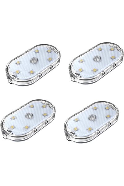 STARSTAR LED Car Lights - 8-Piece Set - LED Interior Ambient Light - 7-Color ...