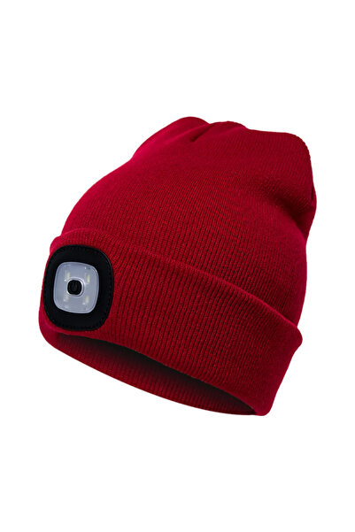 STARSTAR Outdoor cycling and hiking LED light knitted hat, winter elastic hat...