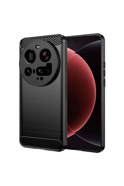 Techsuit Husă pentru Xiaomi 15 Ultra, Silicon Carbon, albastru - negru