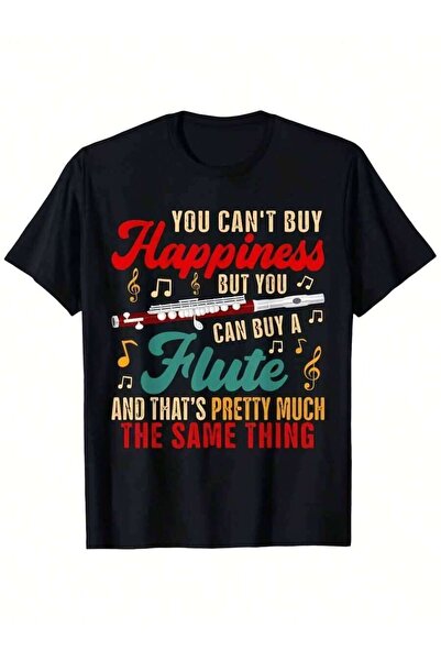 LİNA06 Men'S Funny Can'T Happiness But You Can Buy A Graphic T-Shirt| 180Gsm ...