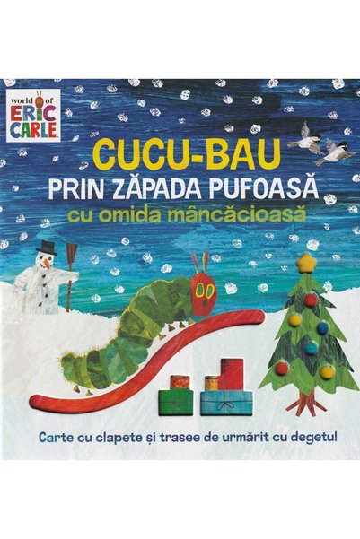 Portocala Albastra Cucu-Bau prin zapada pufoasa cu omida mancacioasa - Eric C...