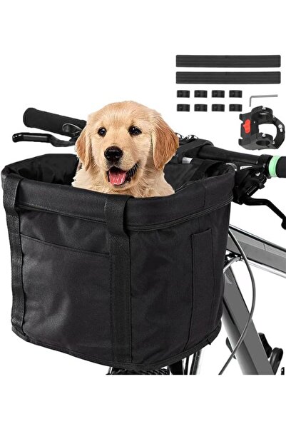 STARSTAR Bicycle Basket - Foldable - Waterproof - Black