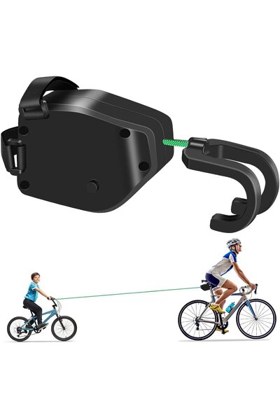 STARSTAR Parent-Child Bicycle Tow Rope & Traction Cable, 500 lbs Load Capacit...