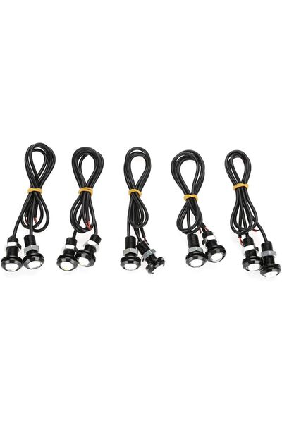 STARSTAR 10 high-power white 18mm eagle-eye LEDs, 10W daytime running light, ...