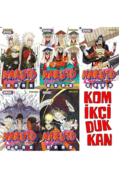 Gerekli Şeyler Yayıncılık NARUTO 48-49-50-51-52. SAYILAR SET (KD 5 KİTAP GERE...